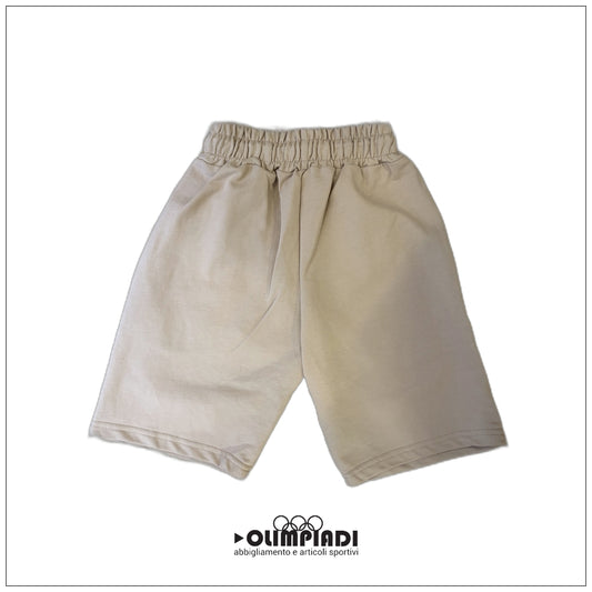 Bermuda Junior DS2 Grigio Sabbia in French Terry - SS26K81