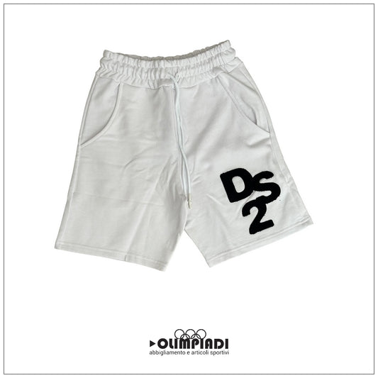 Bermuda Uomo DS2 Bianchi in French Terry - SS26230