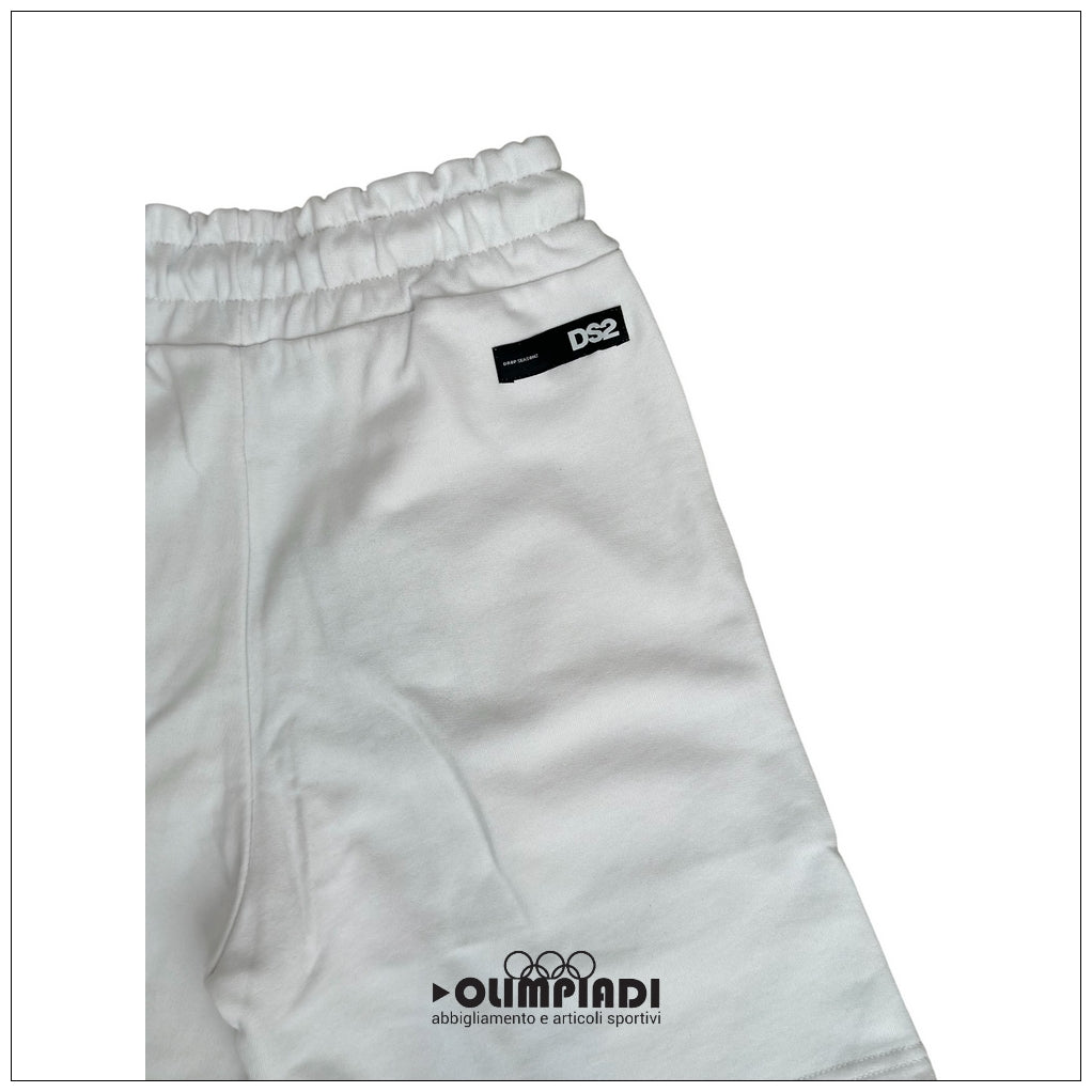 Bermuda Uomo DS2 Bianchi in French Terry - SS26230
