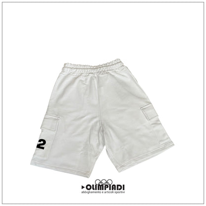 Bermuda Cargo Uomo DS2 Bianchi in French Terry - SS26268