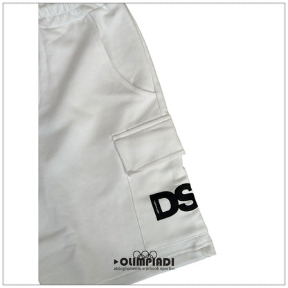 Bermuda Cargo Uomo DS2 Bianchi in French Terry - SS26268