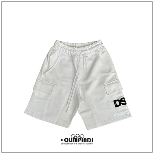 Bermuda Cargo Uomo DS2 Bianchi in French Terry - SS26268