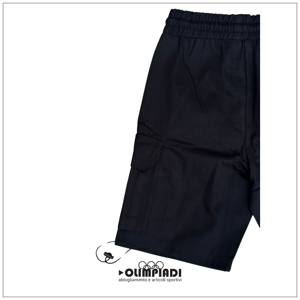 Bermuda Cargo Uomo DS2 Neri in Cotone - SS26218