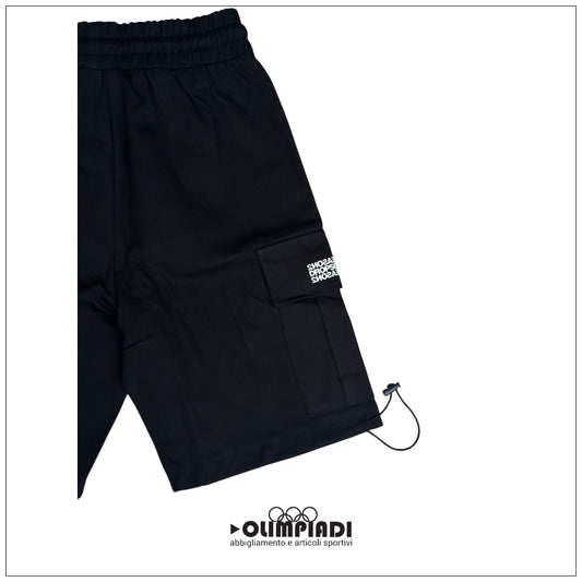 Bermuda Cargo Uomo DS2 Neri in Cotone - SS26218
