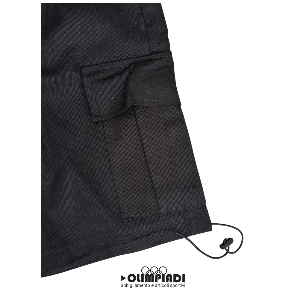 Bermuda Cargo Uomo DS2 Neri in Cotone - SS26218