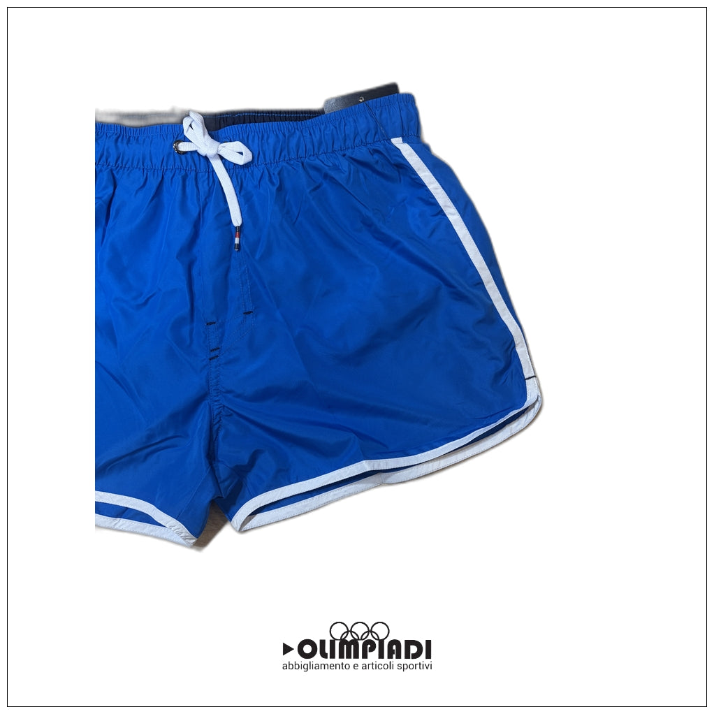 Boxer Mare Uomo Astrolabio Blu royal con Profili Bianchi - M77G-U9X