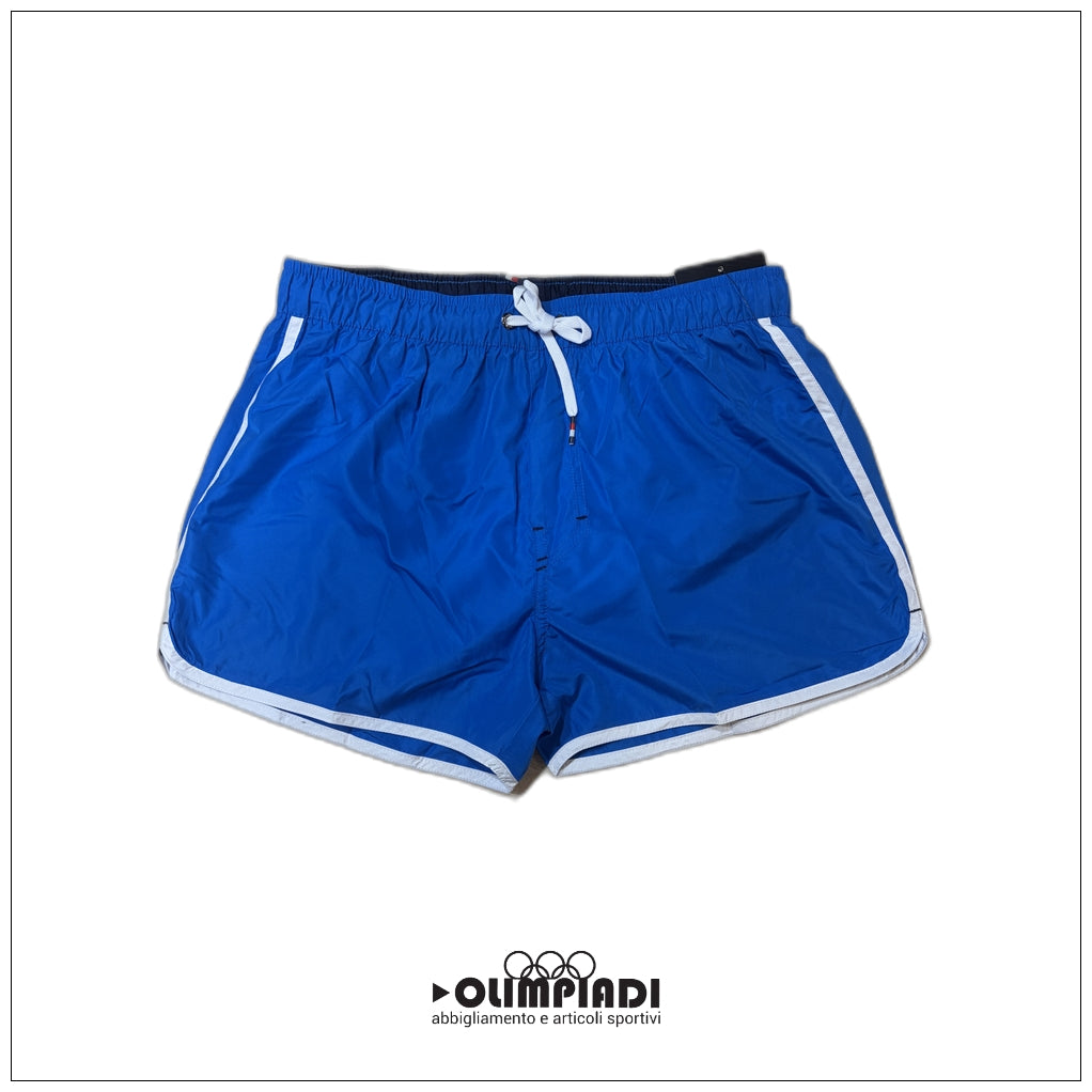 Boxer Mare Uomo Astrolabio Blu royal con Profili Bianchi - M77G-U9X