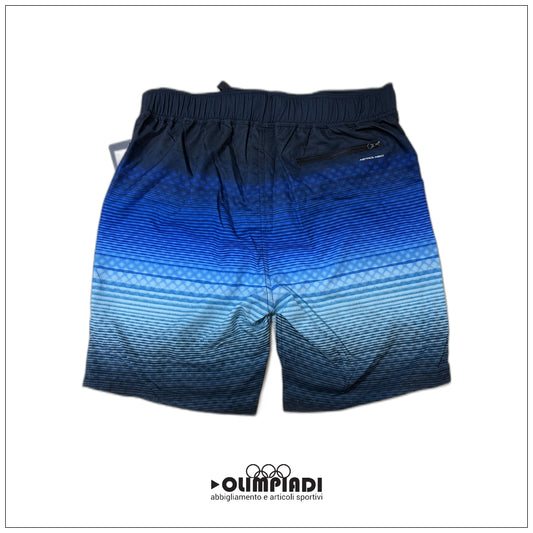 Boxer Mare Uomo Astrolabio Sfumato Blu e Nero - M99J-922