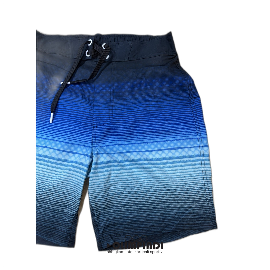 Boxer Mare Uomo Astrolabio Sfumato Blu e Nero - M99J-922