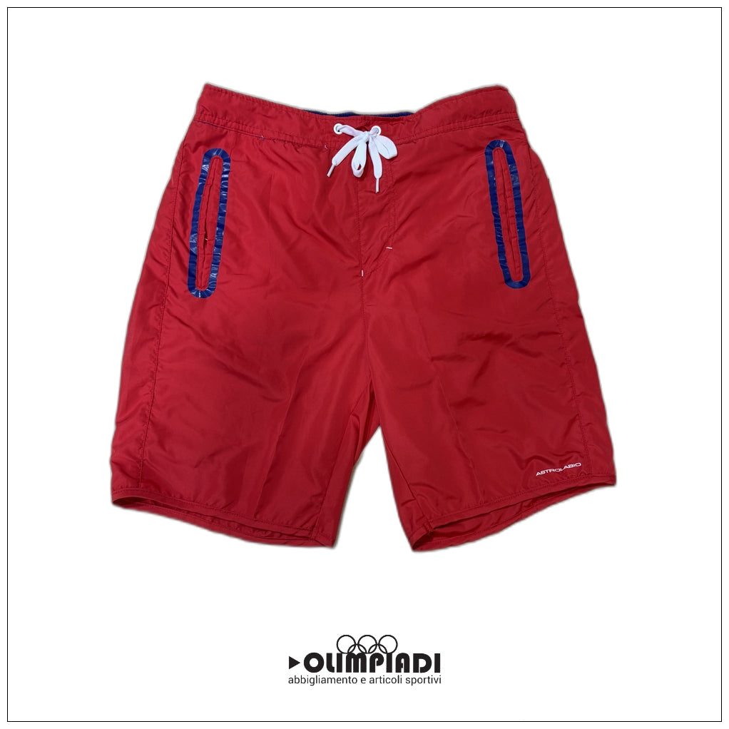Costume da Bagno Uomo Astrolabio Rosso - M49N-S8R
