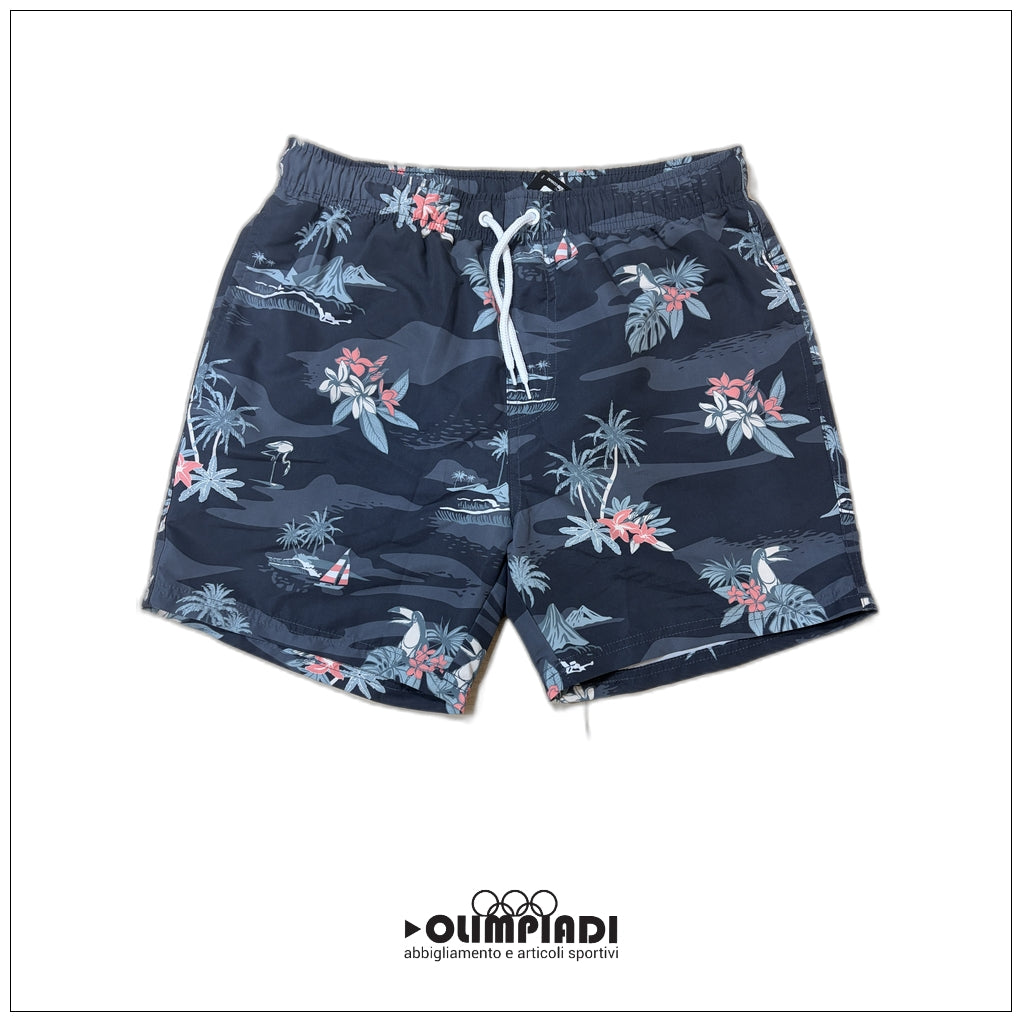 Boxer Mare Uomo Astrolabio Fantasia Tropicale - M79S-500