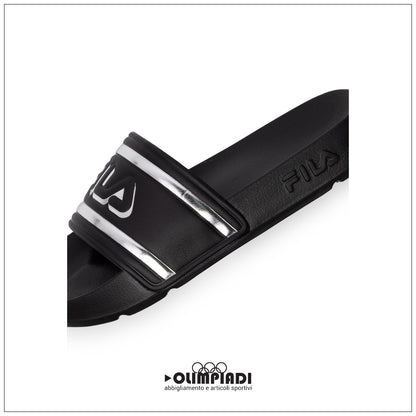 Ciabatte Fila Morro Nere e Argento - FFW0102-83162
