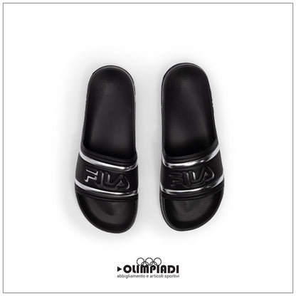 Ciabatte Fila Morro Nere e Argento - FFW0102-83162