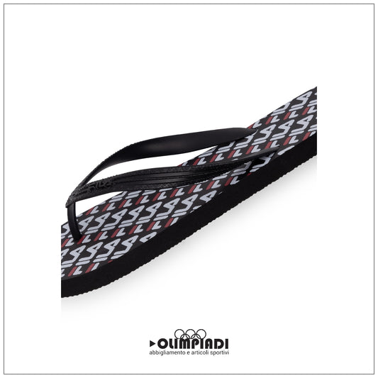 Infradito Fila Troy Logo Nere All-Over - FFM0029-83168