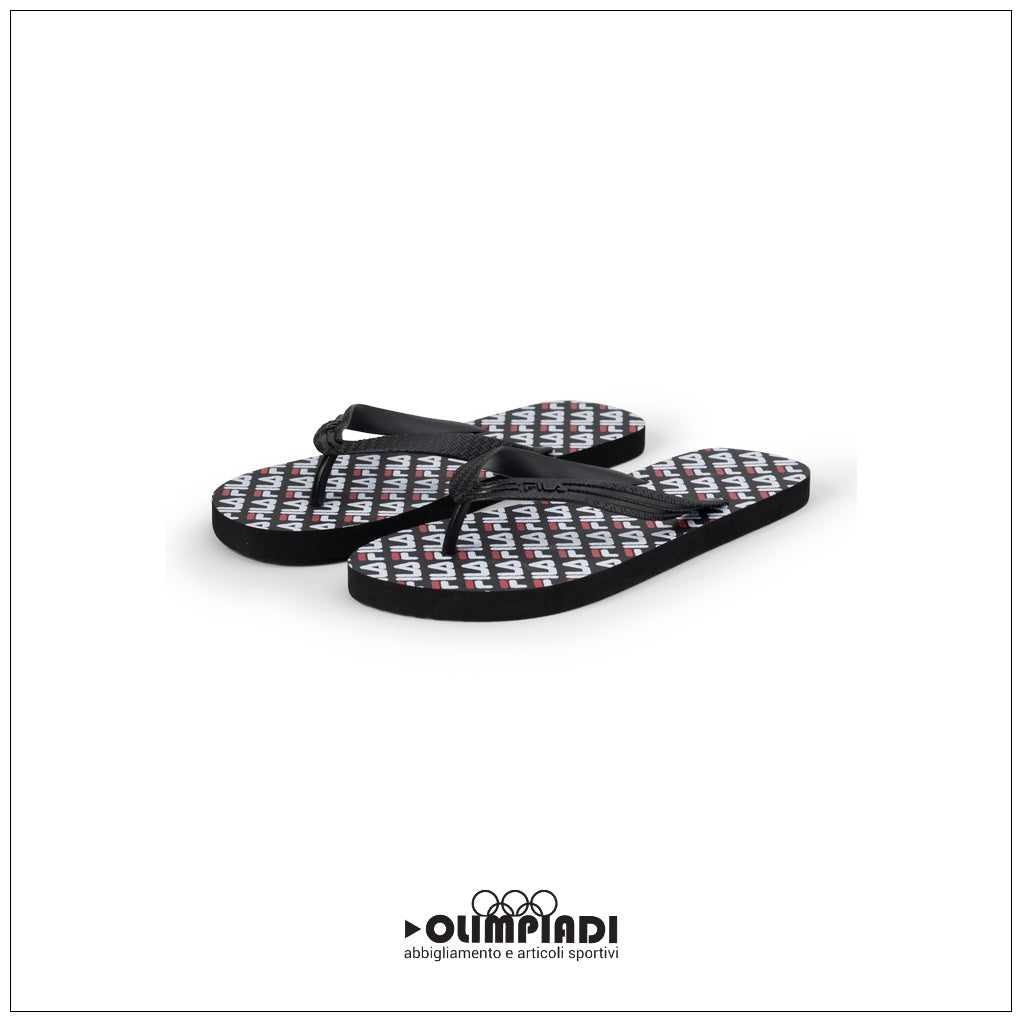 Infradito Fila Troy Logo Nere All-Over - FFM0029-83168