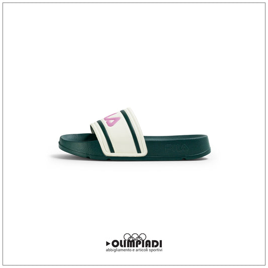 Ciabatte Bambino Fila Morro Bay Slipper Jr Verdi - 1010934-63209