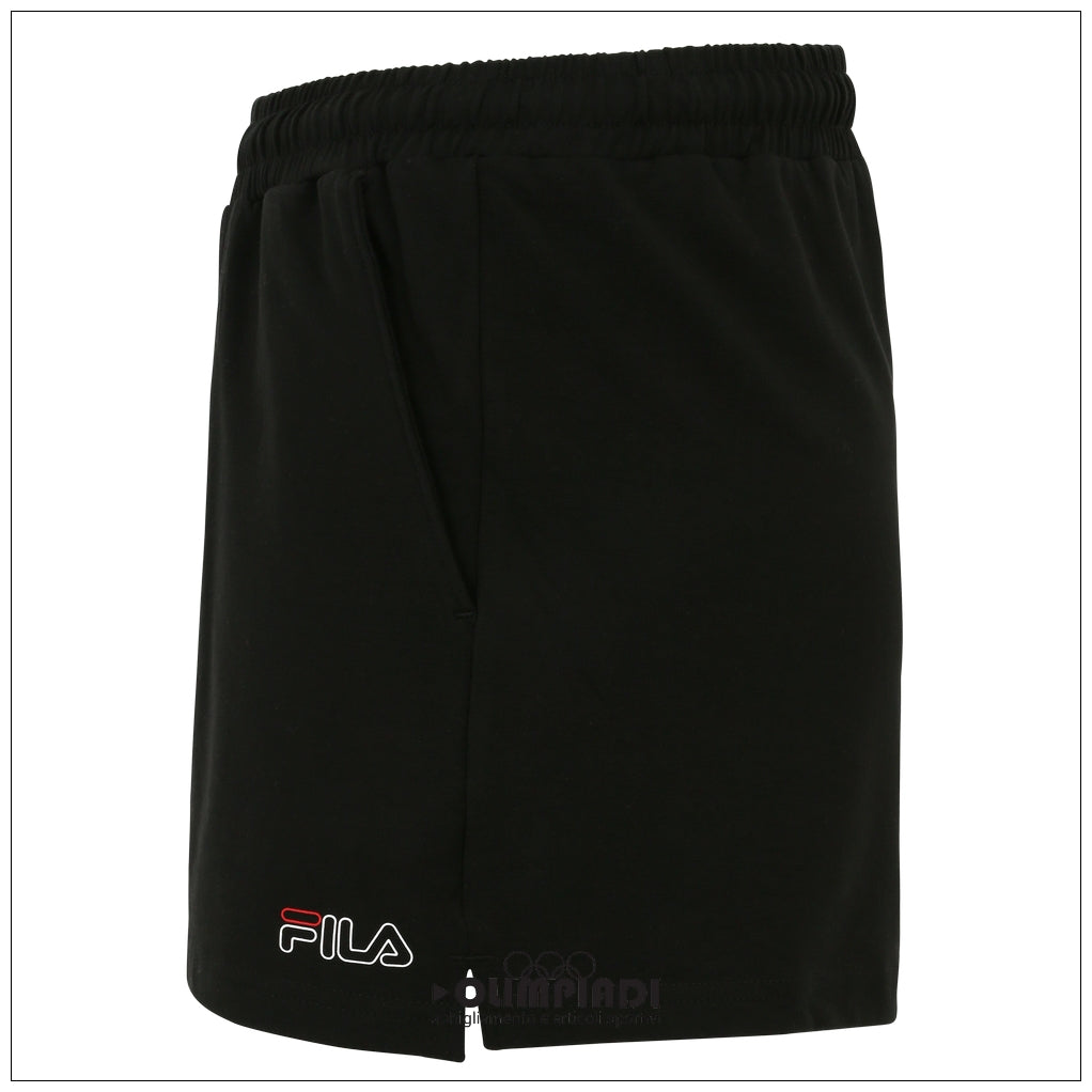 Shorts Donna Fila Neri Sportivi in Cotone - FAW0520-80010