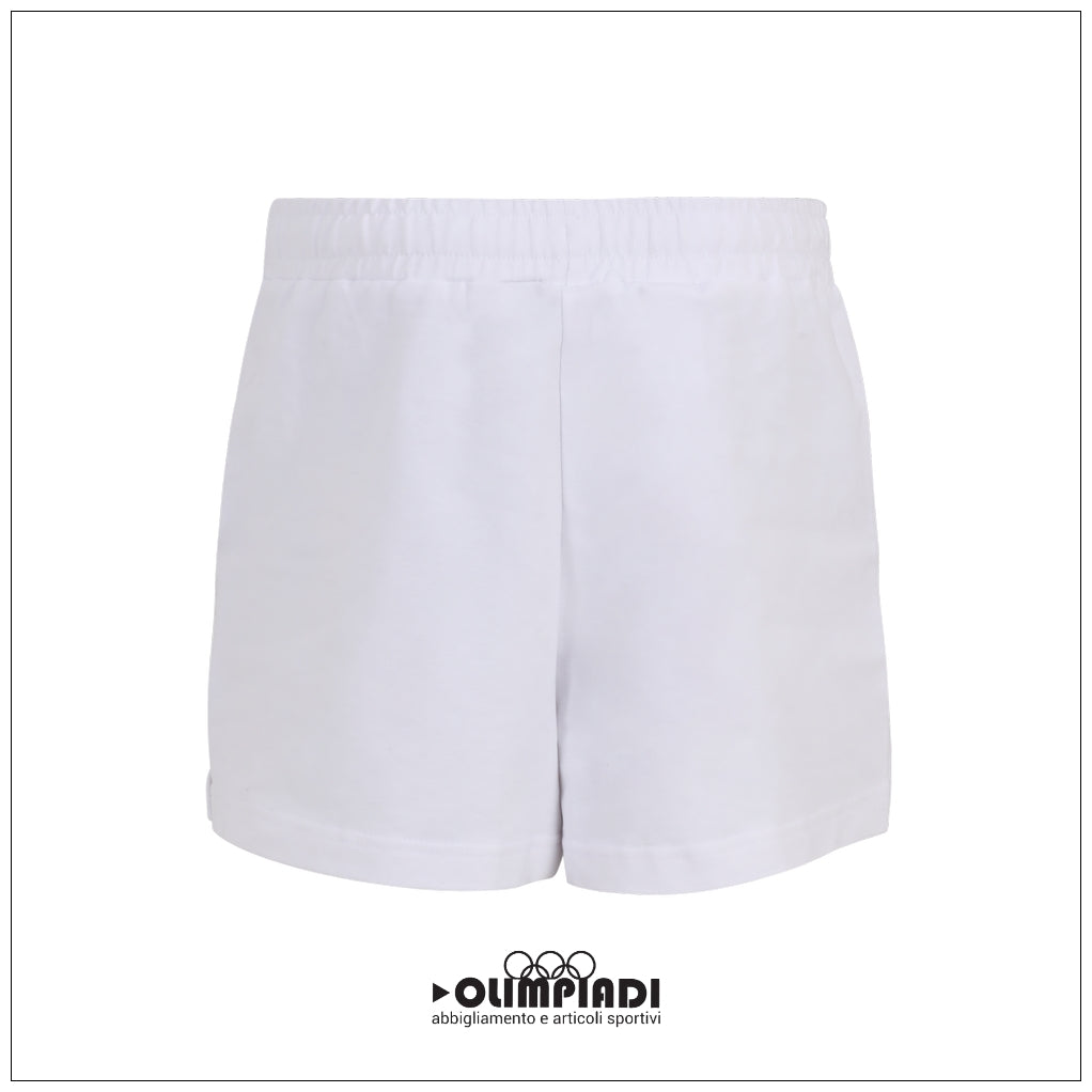 Shorts Fila Bersenbrueck Bianchi con Logo Rosa pastello - FAT0231-10001