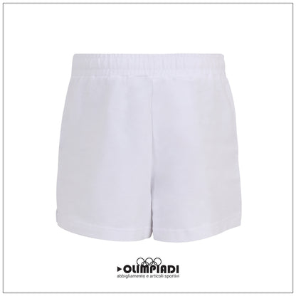 Shorts Fila Bersenbrueck Bianchi con Logo Rosa pastello - FAT0231-10001