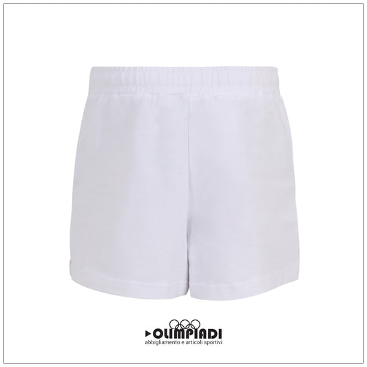Shorts Fila Bersenbrueck Bianchi con Logo Rosa pastello - FAT0231-10001