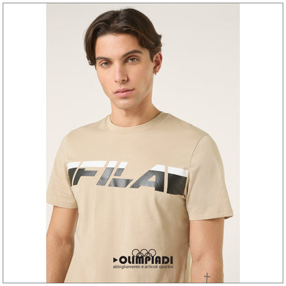 T-shirt Uomo Fila Valiversi Beige Sabbia - FAM1226-70081