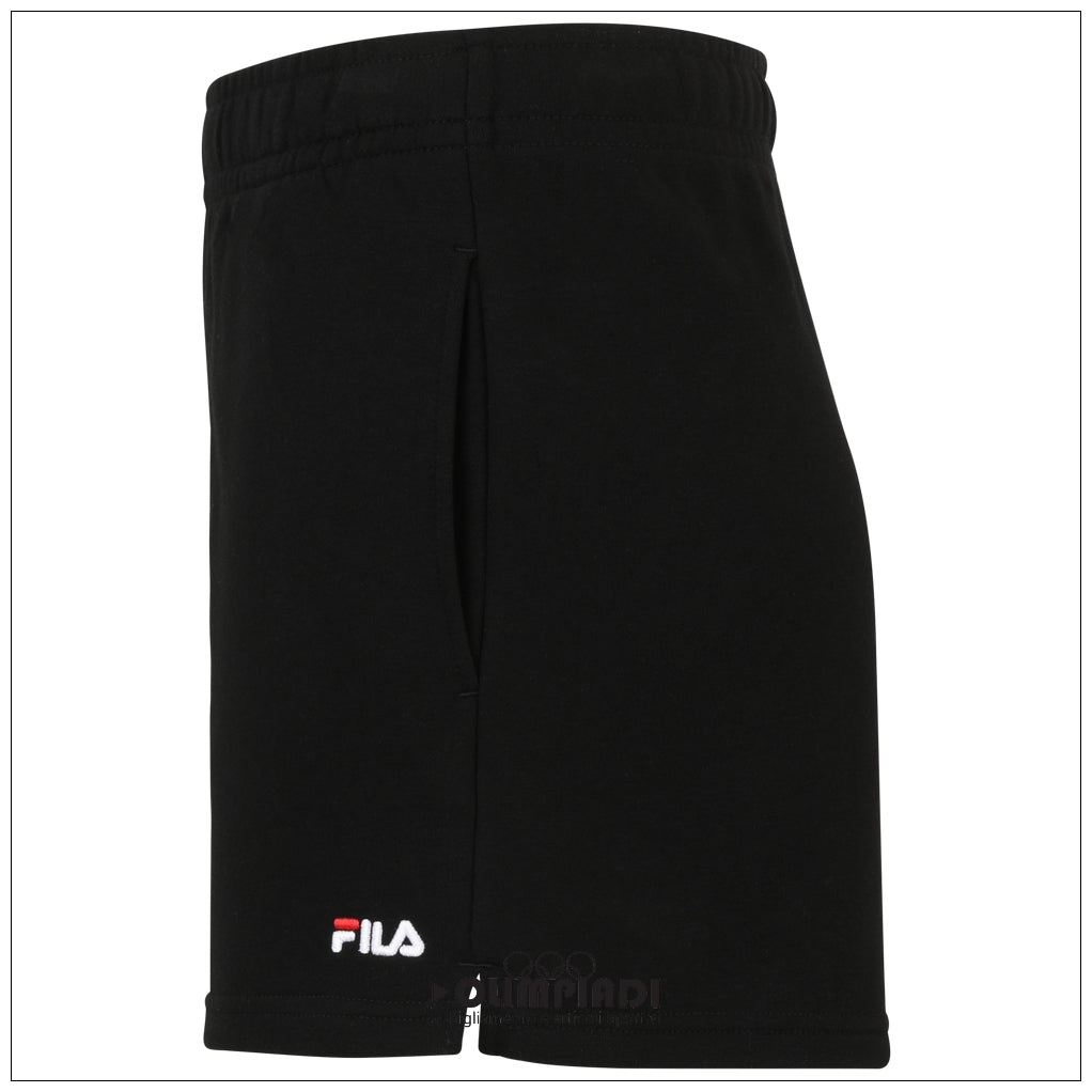 Shorts Donna Fila Lusciano a Vita Alta Neri - FAW1057-80010