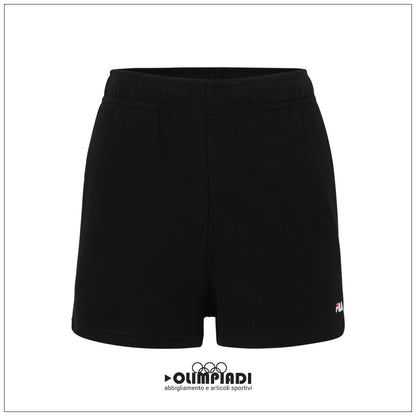 Shorts Donna Fila Lusciano a Vita Alta Neri - FAW1057-80010