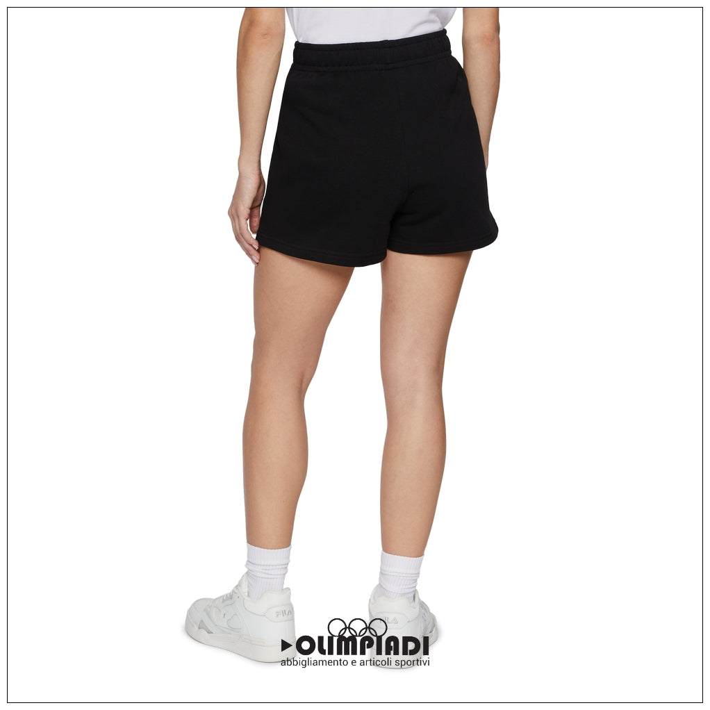 Shorts Donna Fila Lusciano a Vita Alta Neri - FAW1057-80010