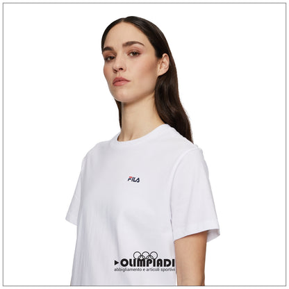 T-shirt Donna Fila Lignano Bianca - FAW1053-10001