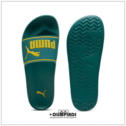 Ciabatte Puma Leadcat 2.0 BX Verdi e Gialle - 384139-46
