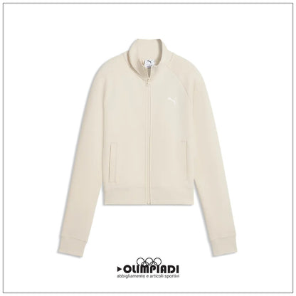Giacca Tuta Donna Puma ESS Slim Track Jacket Beige - 634323-87