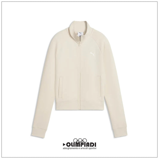 Giacca Tuta Donna Puma ESS Slim Track Jacket Beige - 634323-87