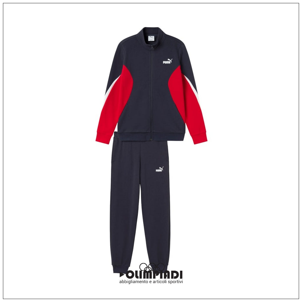 Tuta Ragazzo Puma ESS Block Suit French Terry - 694727-16