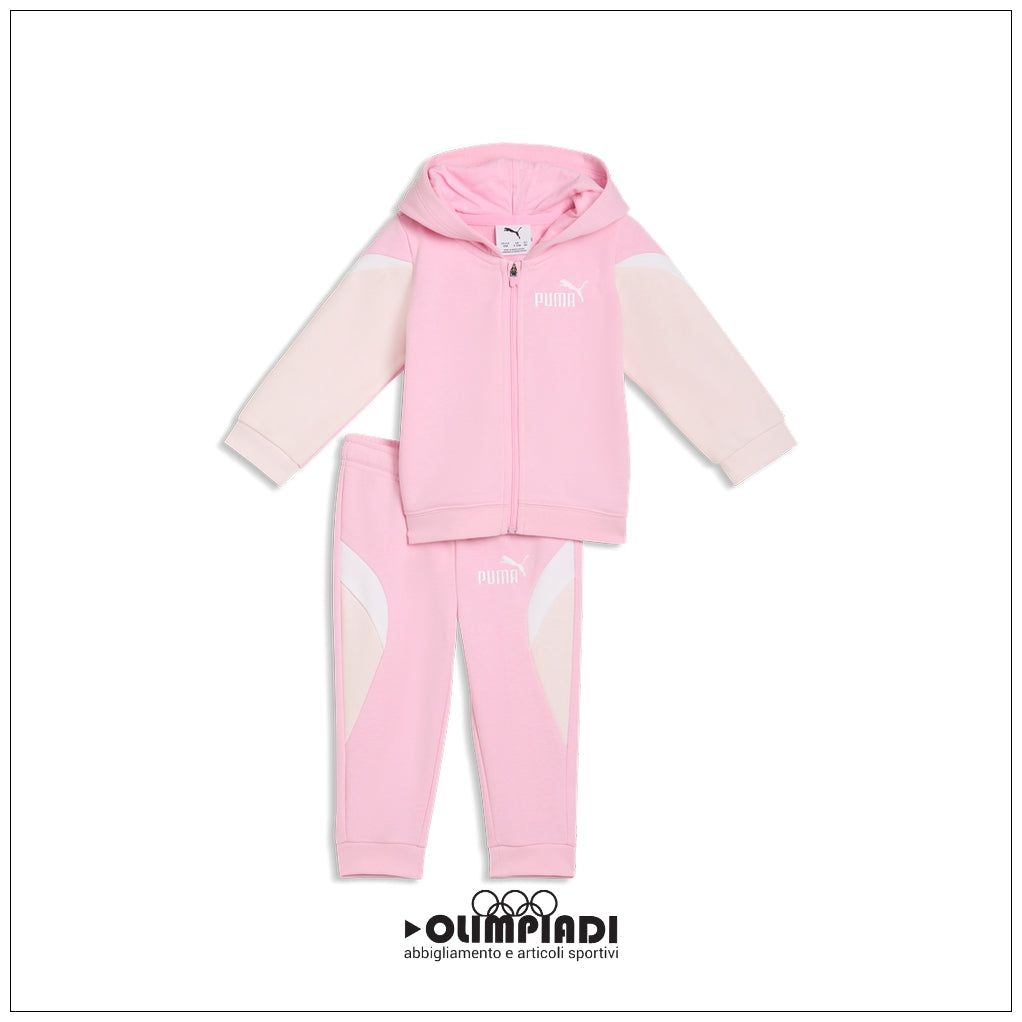 Tuta Neonata Puma ESS Block Hooded Set Rosa - 693288-75
