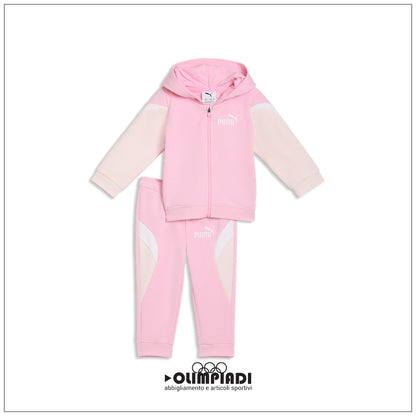 Tuta Neonata Puma ESS Block Hooded Set Rosa - 693288-75