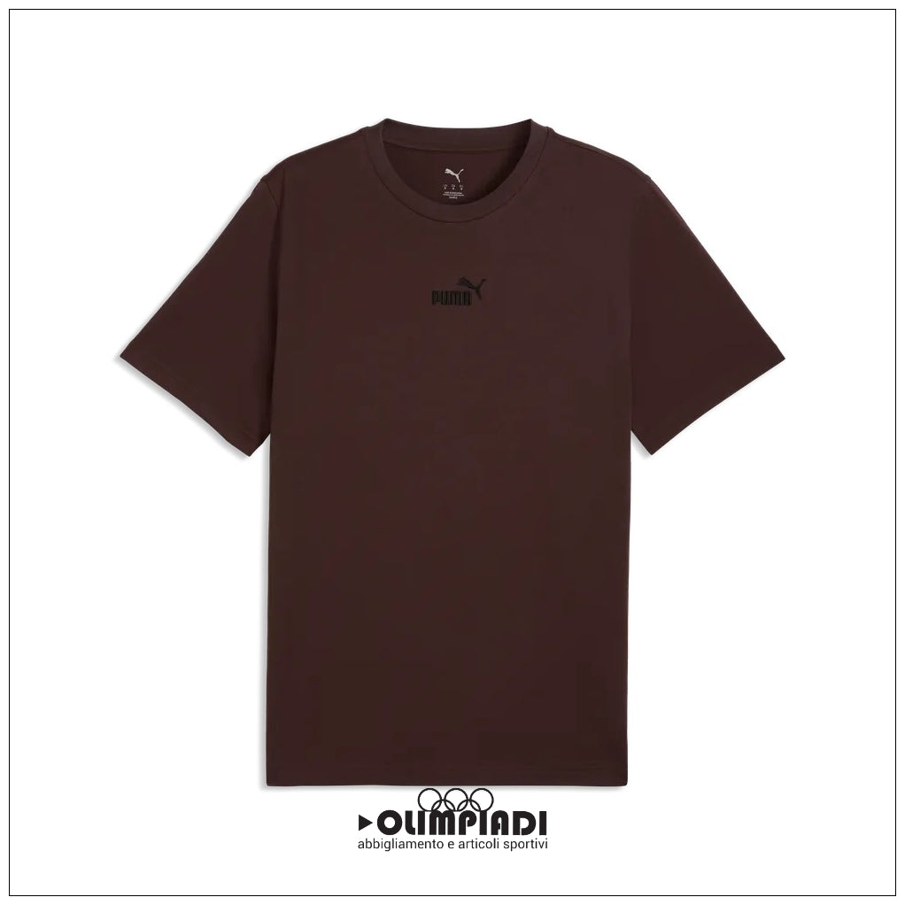 T-shirt Uomo Puma ESS No.1 Logo Marrone Scuro - 692912-31
