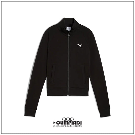 Giacca Tuta Donna Puma ESS Slim Track Jacket Nera - 634323-01