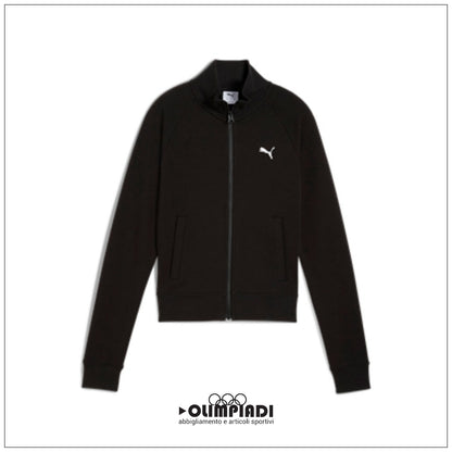 Giacca Tuta Donna Puma ESS Slim Track Jacket Nera - 634323-01