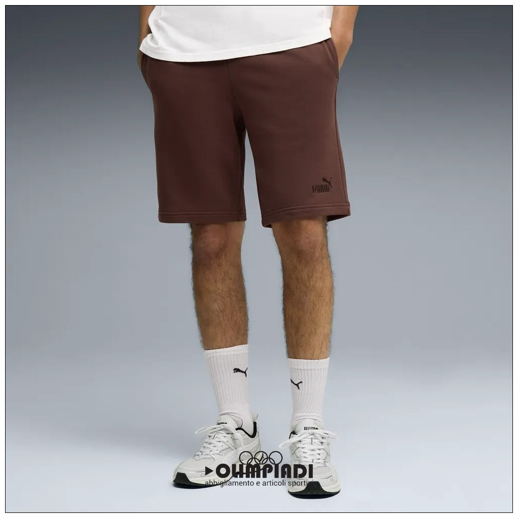 Shorts Uomo Puma ESS No.1 Logo Marrone Scuro - 682595-31