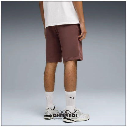 Shorts Uomo Puma ESS No.1 Logo Marrone Scuro - 682595-31