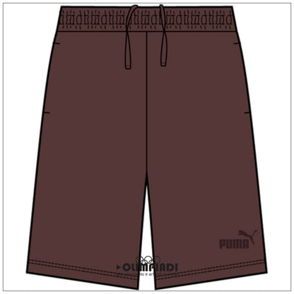 Shorts Uomo Puma ESS No.1 Logo Marrone Scuro - 682595-31