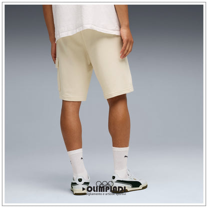 Shorts Cargo Uomo Puma ESS No.1 Logo Beige - 682662-87