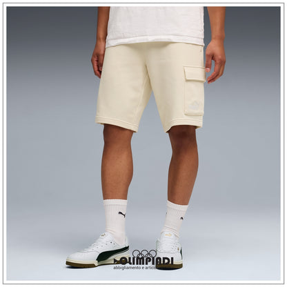 Shorts Cargo Uomo Puma ESS No.1 Logo Beige - 682662-87