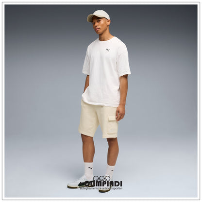 Shorts Cargo Uomo Puma ESS No.1 Logo Beige - 682662-87