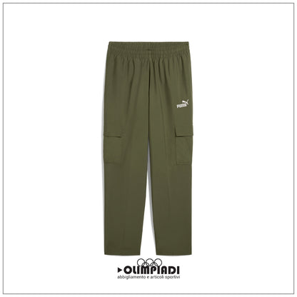 Pantaloni Cargo Uomo Puma ESS Woven Verdi - 682663-81
