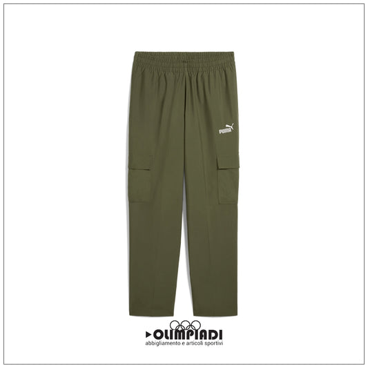 Pantaloni Cargo Uomo Puma ESS Woven Verdi - 682663-81