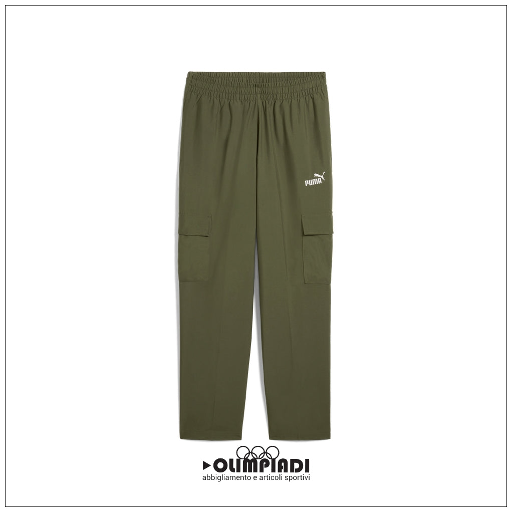 Pantaloni Cargo Uomo Puma ESS Woven Verdi - 682663-81