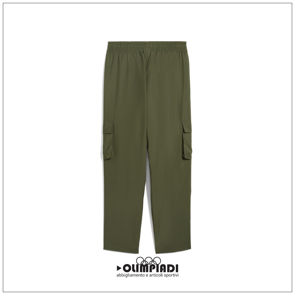 Pantaloni Cargo Uomo Puma ESS Woven Verdi - 682663-81