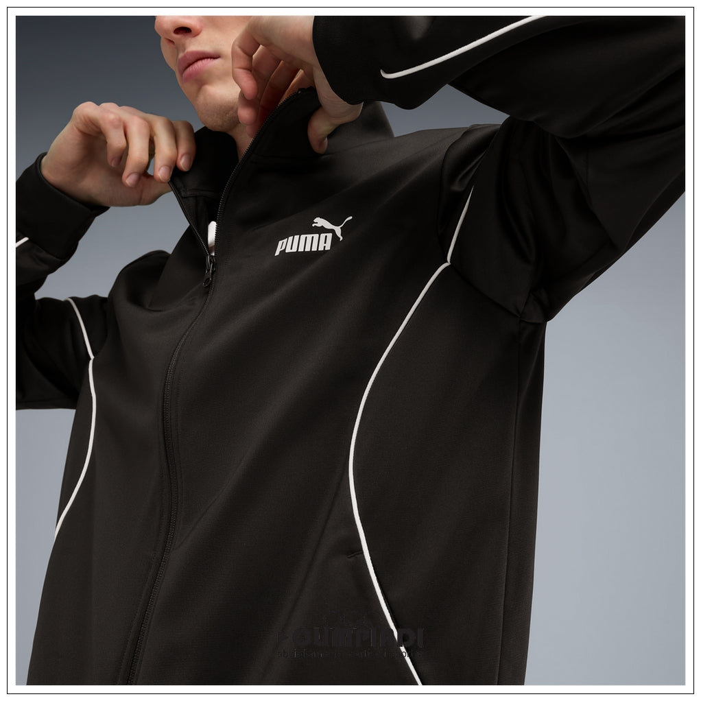 Tuta Completa Uomo Puma Poly Piping Suit Nera - 691765-01