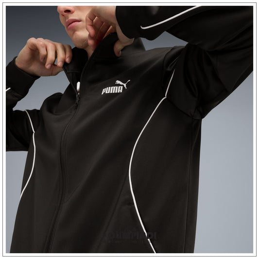 Tuta Completa Uomo Puma Poly Piping Suit Nera - 691765-01